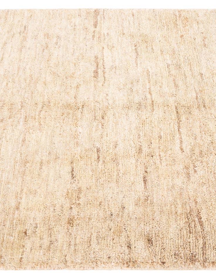 Detail image of  4' 7 x 6' 4  Hand Knotted Kashkuli Gabbeh Wool Rug