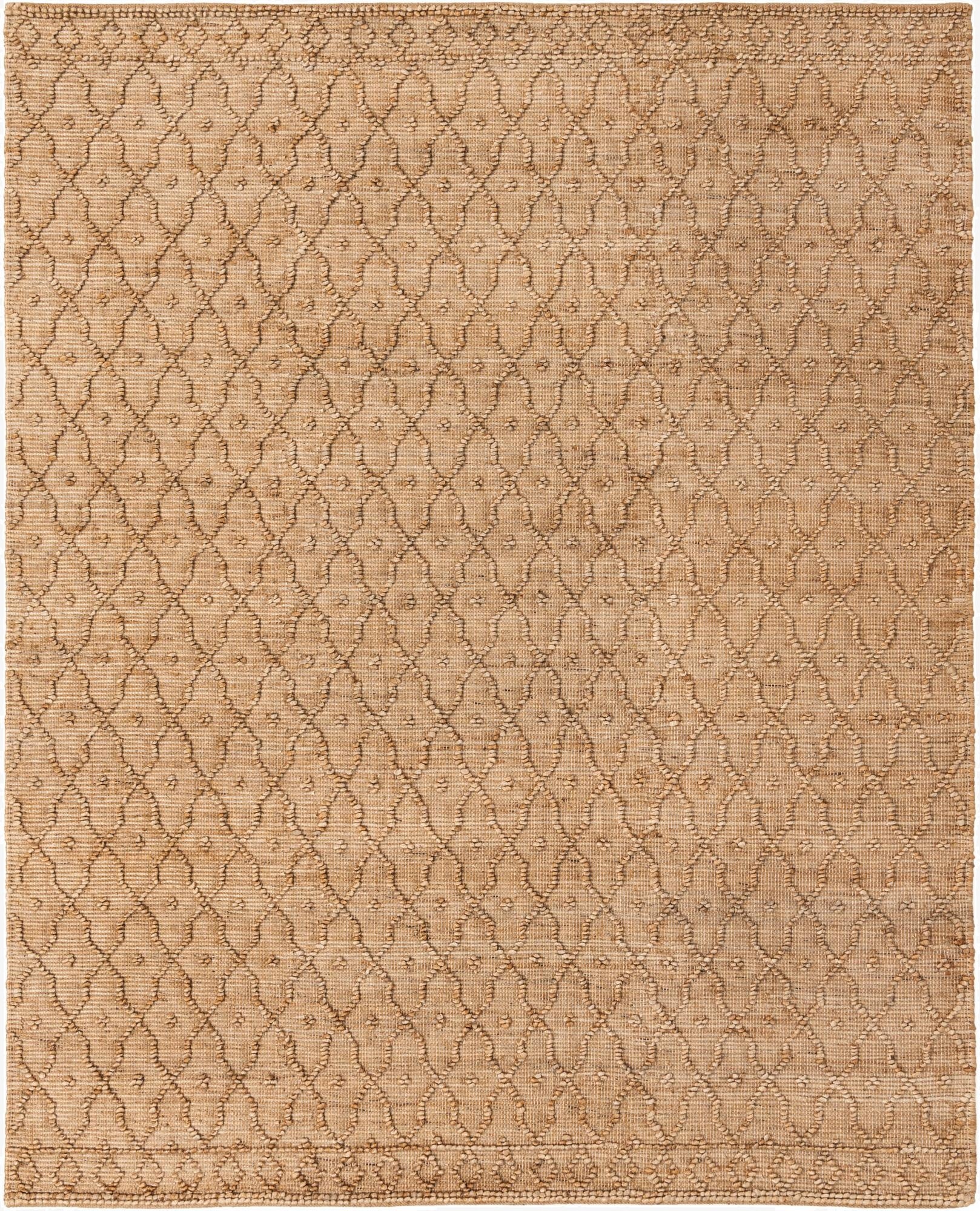  7' 10 x 10'  Hand Woven Larsa Jute Rug