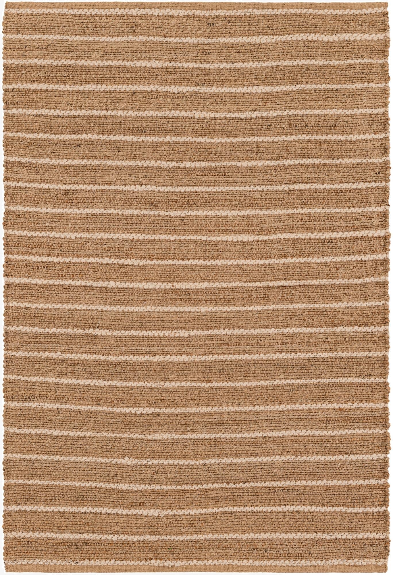  4' 1 x 6' 1  Hand Braided Laurel Handwoven Jute Rug