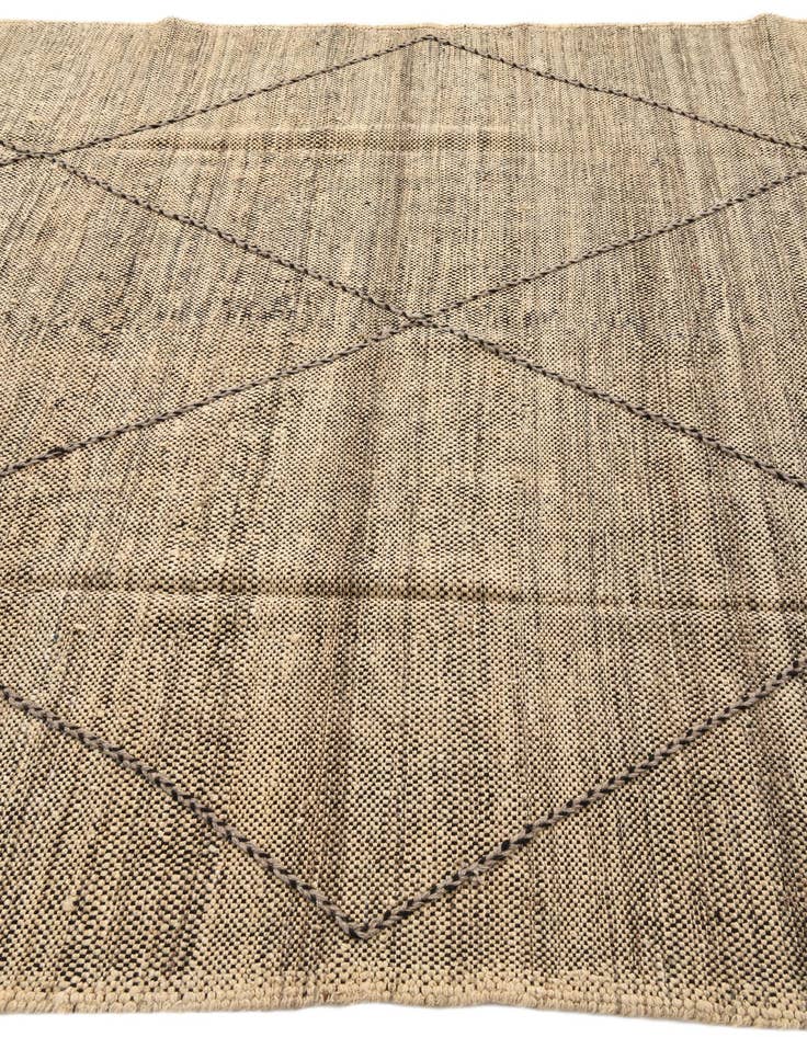 Detail image of  7' x 10'  Hand Knotted Moroccan Wool Rug