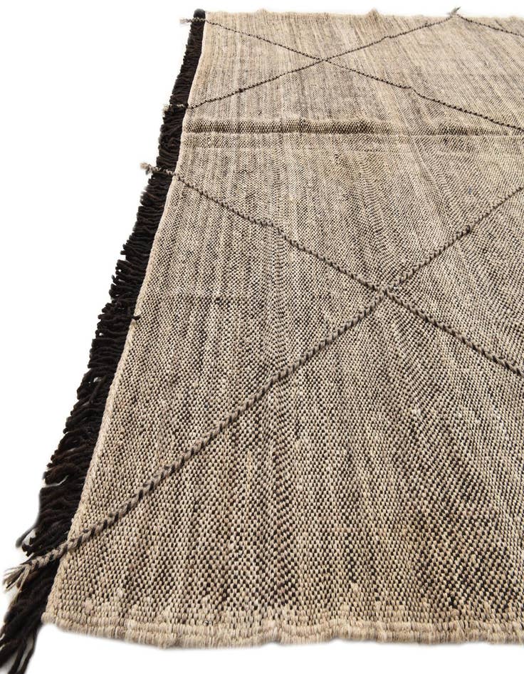 Detail image of  7' x 9' 9  Hand Knotted Moroccan Wool Rug
