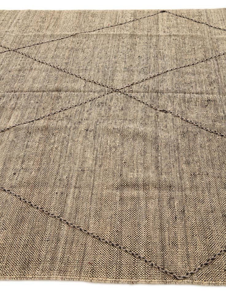 Detail image of  7' x 10'  Hand Knotted Moroccan Wool Rug