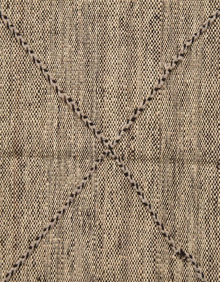 Detail image of  7' x 10'  Hand Knotted Moroccan Wool Rug