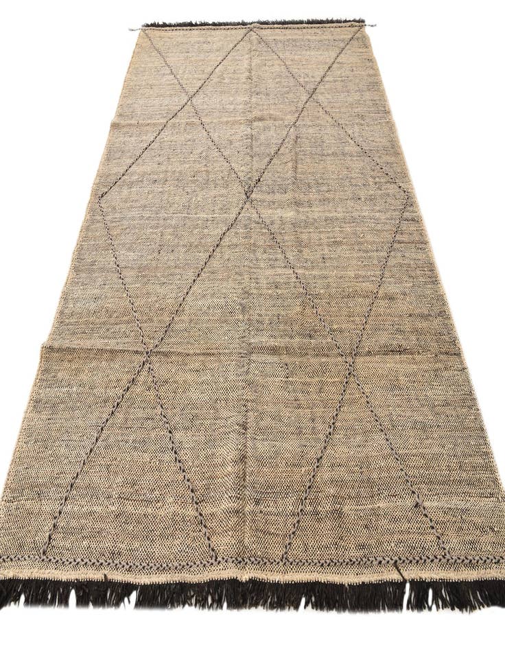 Detail image of  7' x 9' 6  Hand Knotted Moroccan Wool Rug