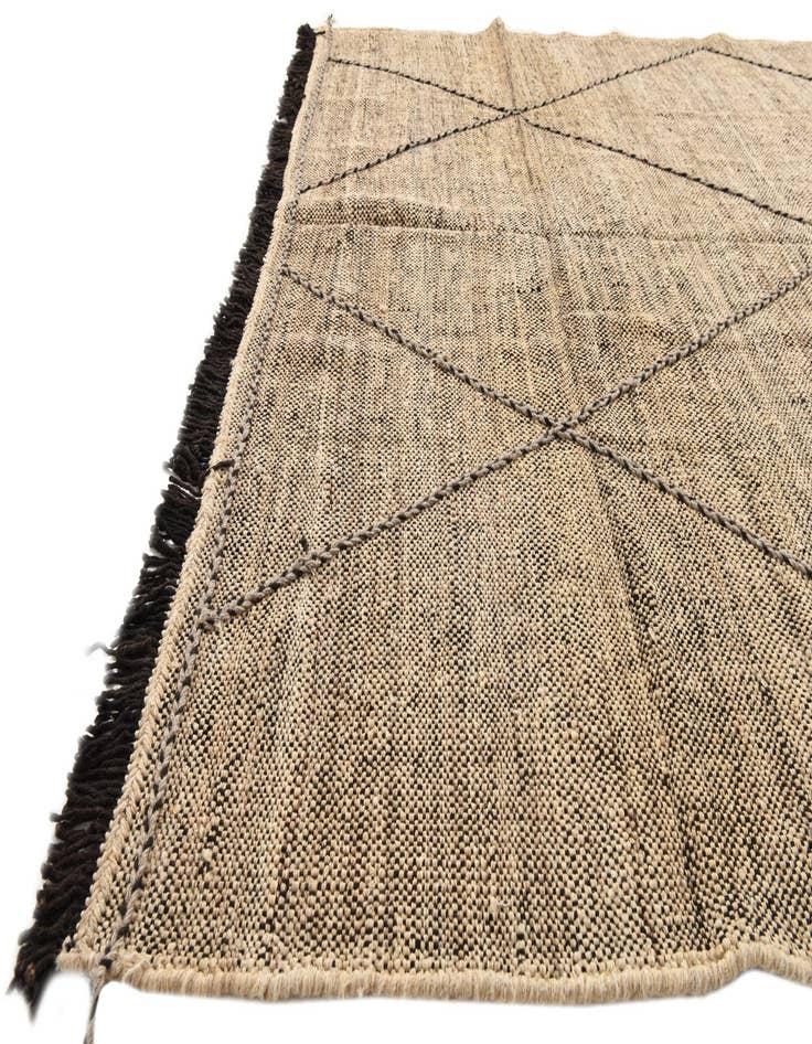 Detail image of  7' x 9' 6  Hand Knotted Moroccan Wool Rug