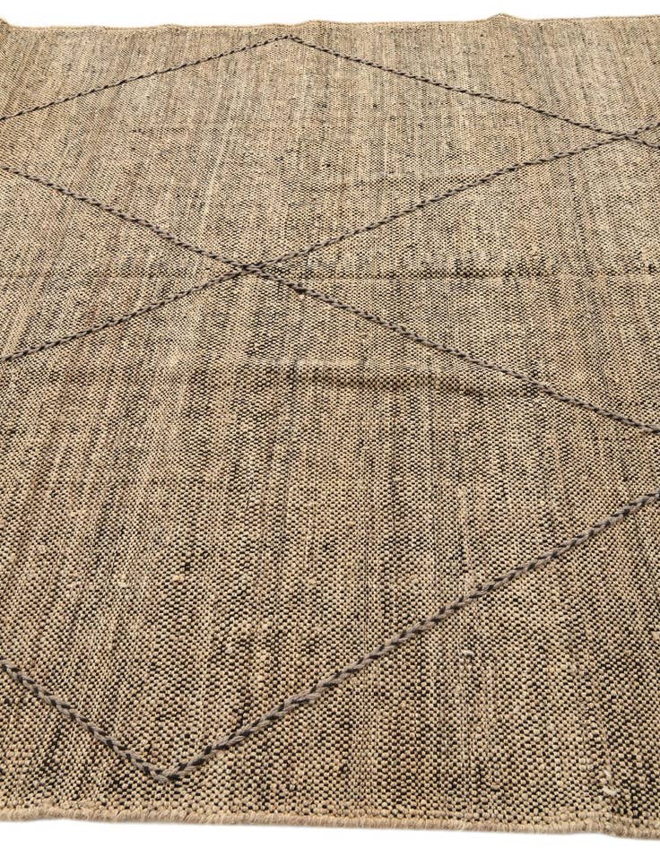 Detail image of  7' x 9' 6  Hand Knotted Moroccan Wool Rug