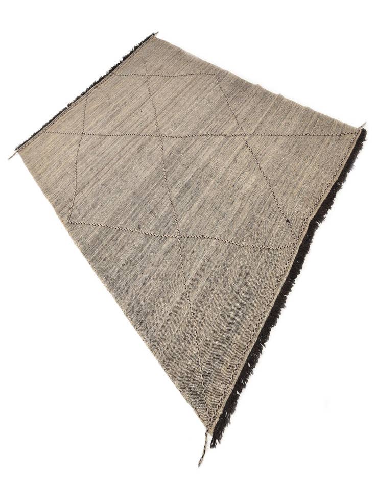 Detail image of  7' x 9' 9  Hand Knotted Moroccan Wool Rug