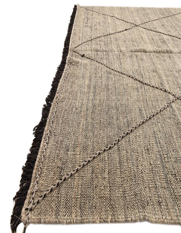 Detail image of  7' x 9' 9  Hand Knotted Moroccan Wool Rug