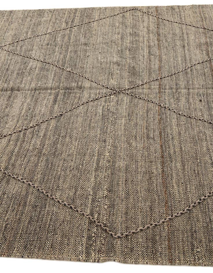 Detail image of  7' x 9' 9  Hand Knotted Moroccan Wool Rug
