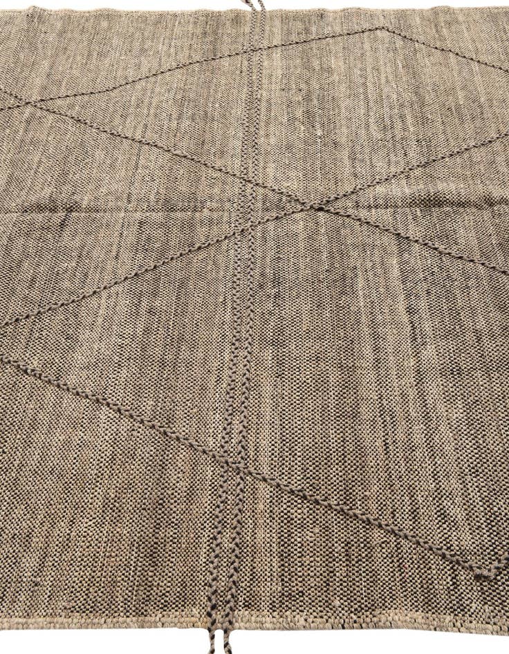 Detail image of  7' x 10'  Hand Knotted Moroccan Wool Rug
