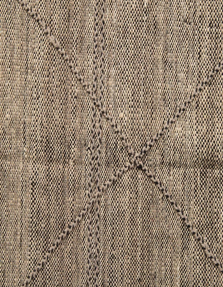 Detail image of  7' x 10'  Hand Knotted Moroccan Wool Rug