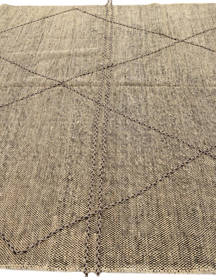 Detail image of  7' 5 x 9' 7  Hand Knotted Moroccan Wool Rug