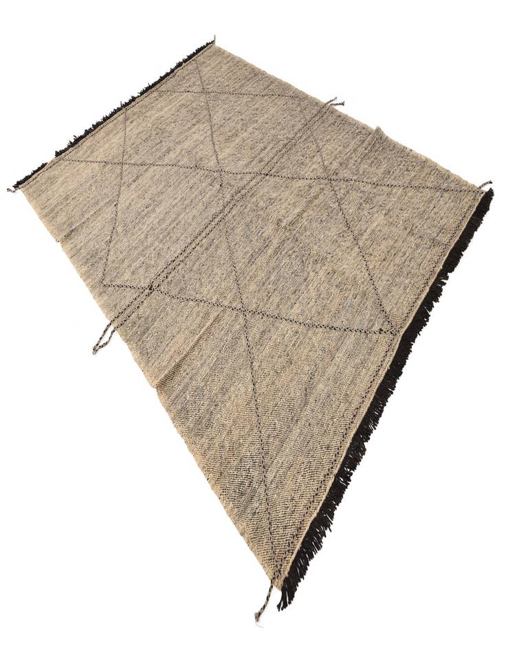 Detail image of  7' 2 x 9' 9  Hand Knotted Moroccan Wool Rug