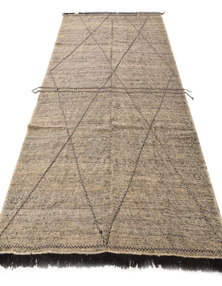 Detail image of  7' 2 x 9' 9  Hand Knotted Moroccan Wool Rug