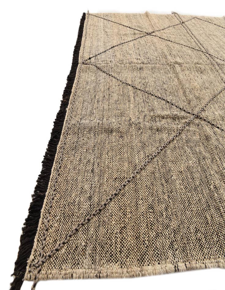 Detail image of  7' 2 x 9' 9  Hand Knotted Moroccan Wool Rug