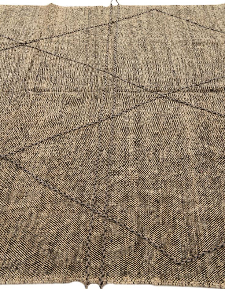 Detail image of  7' 2 x 9' 9  Hand Knotted Moroccan Wool Rug