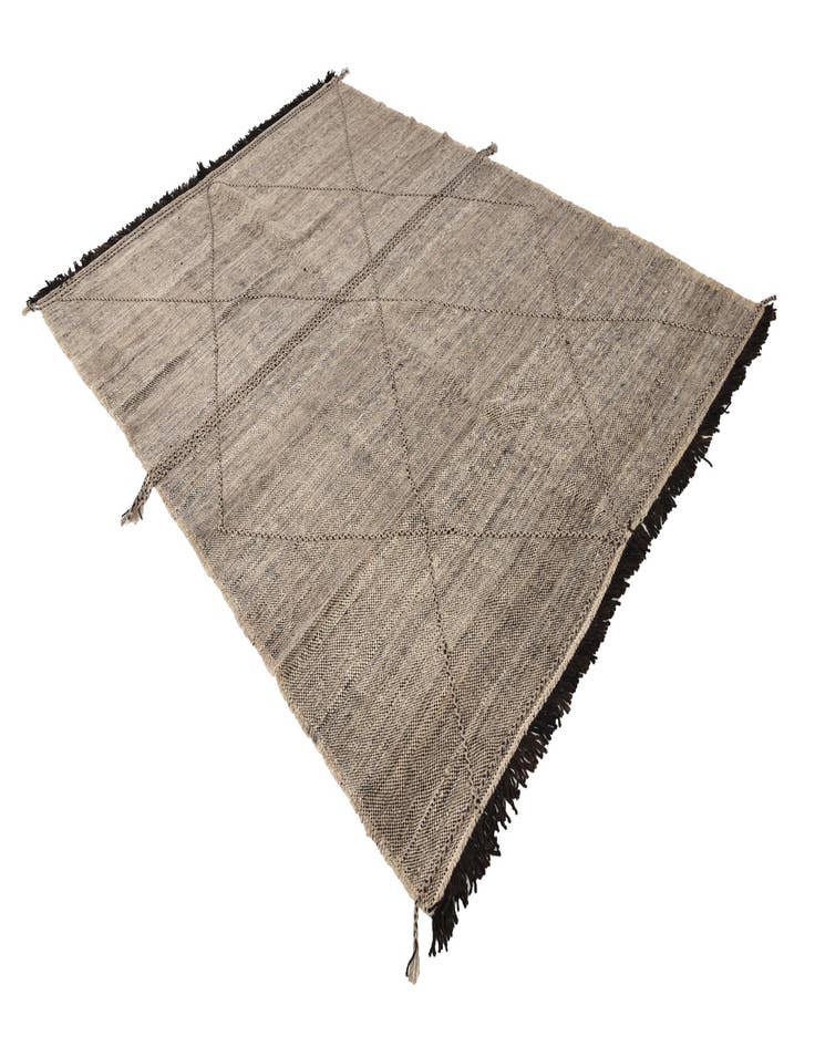 Detail image of  7' x 9' 7  Hand Knotted Moroccan Wool Rug