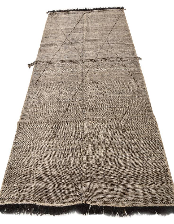 Detail image of  7' x 9' 7  Hand Knotted Moroccan Wool Rug