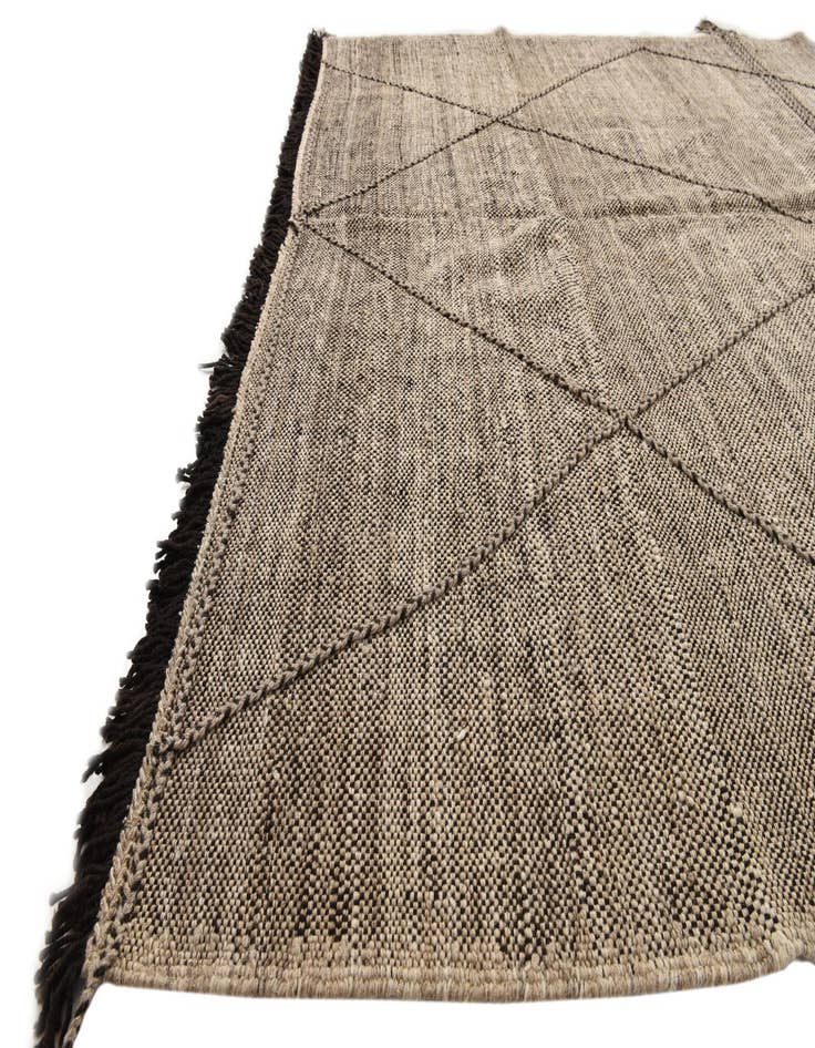 Detail image of  7' x 9' 7  Hand Knotted Moroccan Wool Rug