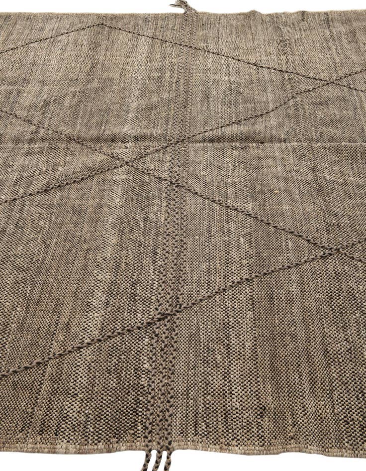 Detail image of  7' x 9' 7  Hand Knotted Moroccan Wool Rug