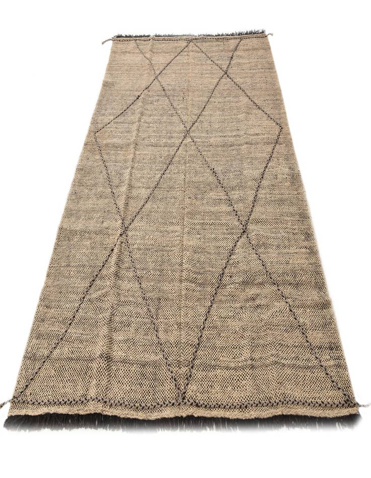 Detail image of  5' 6 x 7' 8  Hand Knotted Moroccan Wool Rug