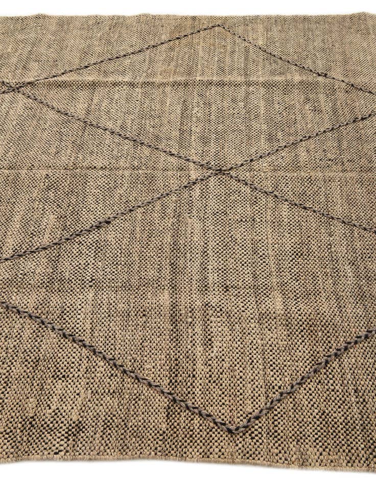 Detail image of  5' 6 x 7' 8  Hand Knotted Moroccan Wool Rug