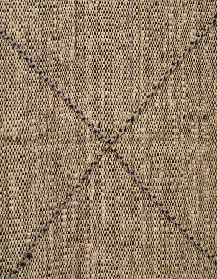 Detail image of  5' 6 x 7' 8  Hand Knotted Moroccan Wool Rug