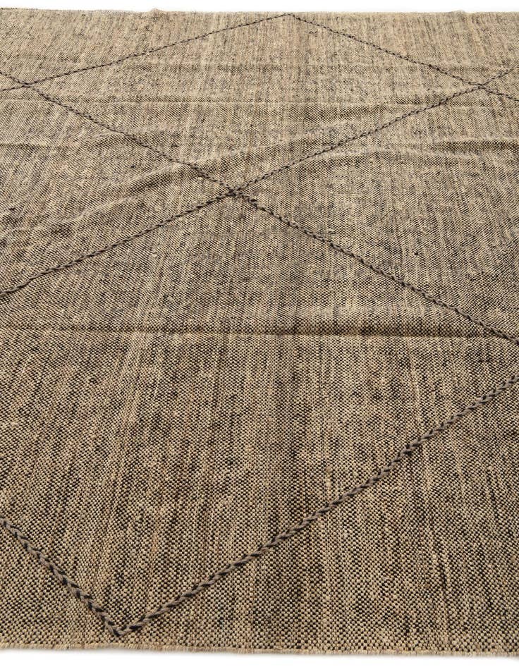 Detail image of  8' 6 x 9' 8  Hand Knotted Moroccan Wool Rug