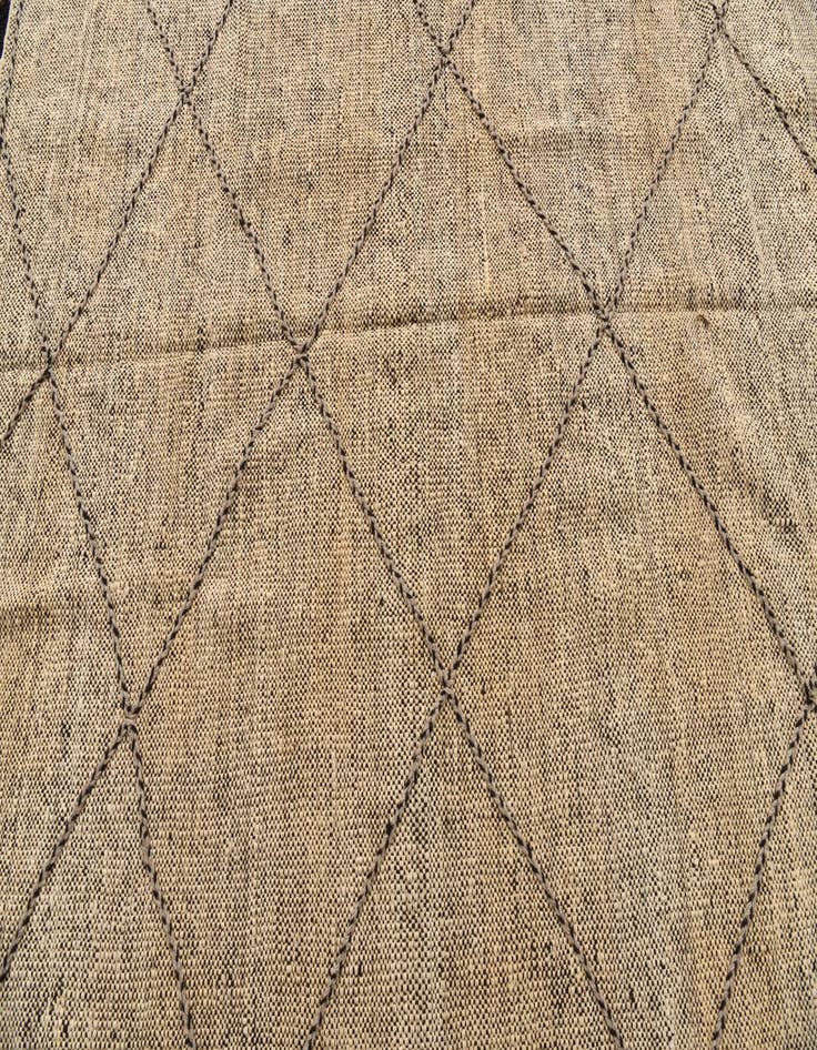 Detail image of  6' 1 x 7' 8  Hand Knotted Moroccan Wool Rug