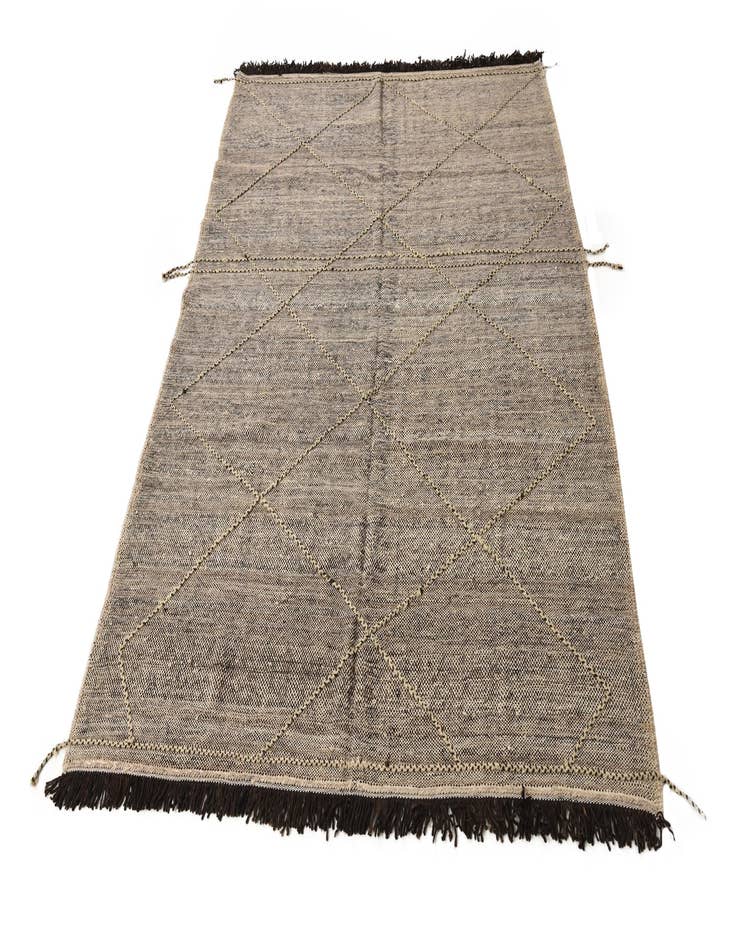 Detail image of  7' x 9' 7  Hand Knotted Moroccan Wool Rug