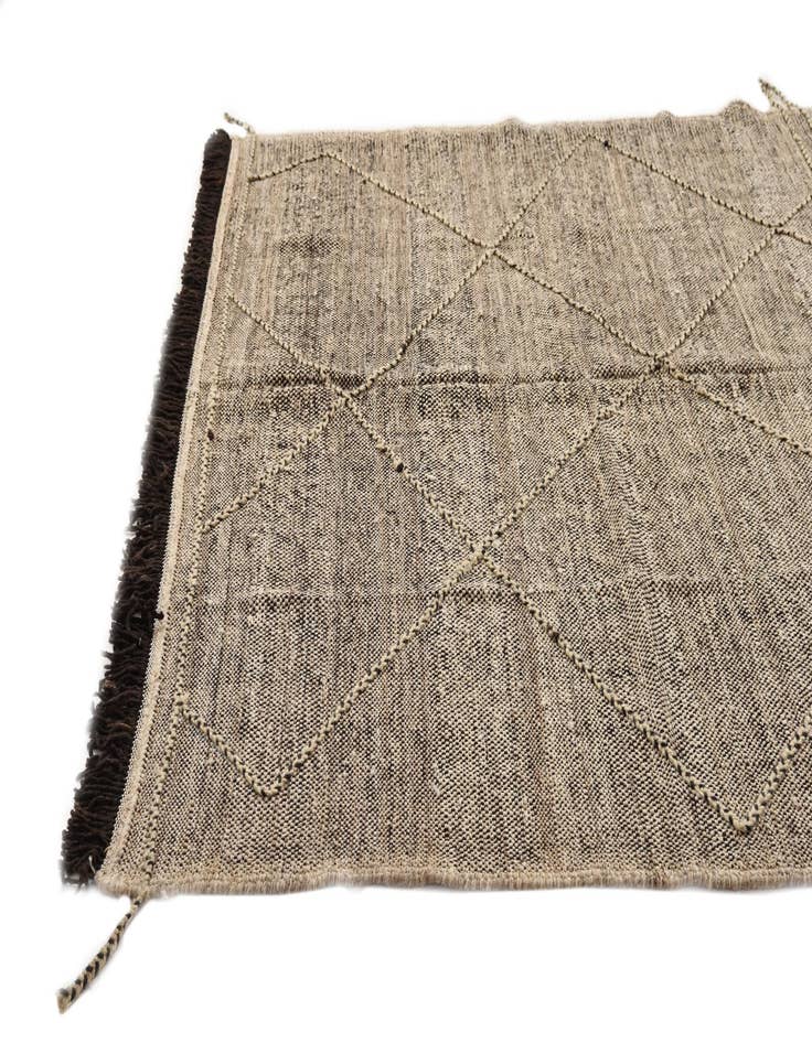 Detail image of  7' x 9' 7  Hand Knotted Moroccan Wool Rug