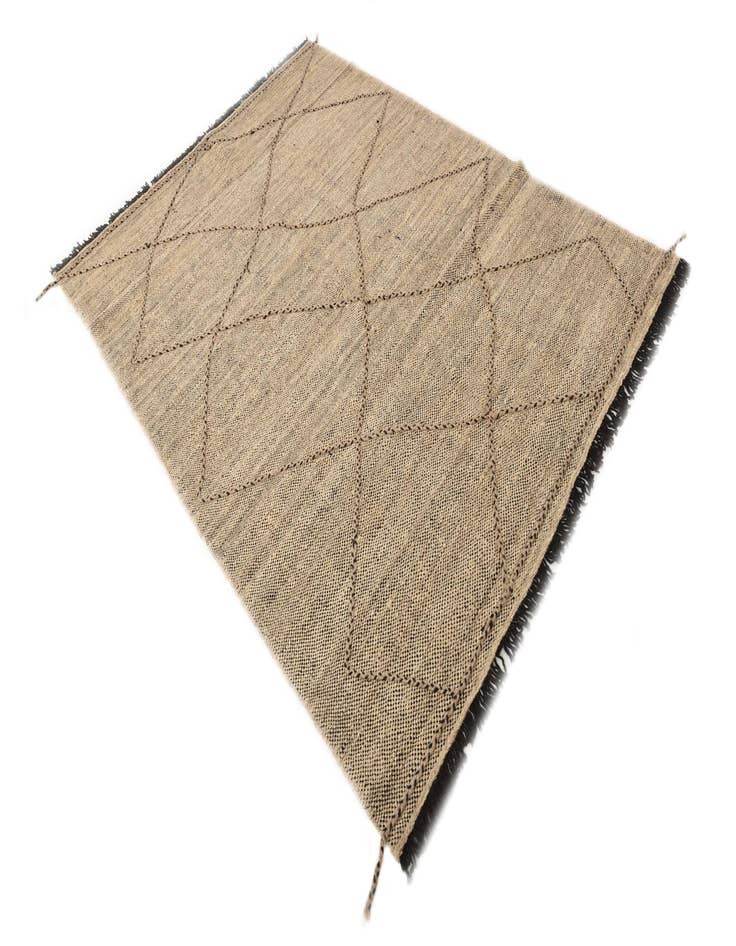 Detail image of  6' x 8'  Hand Knotted Moroccan Wool Rug