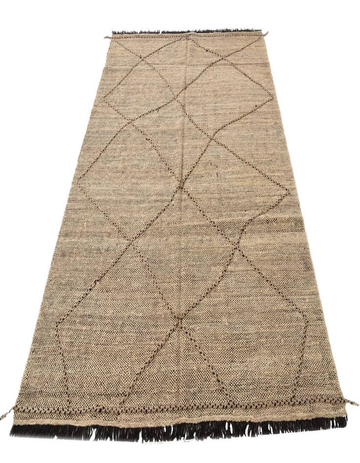 Detail image of  6' x 8'  Hand Knotted Moroccan Wool Rug