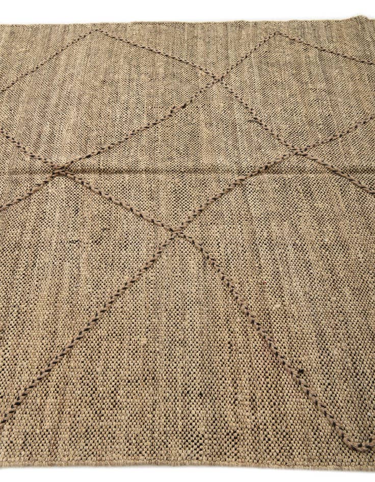 Detail image of  6' x 8'  Hand Knotted Moroccan Wool Rug