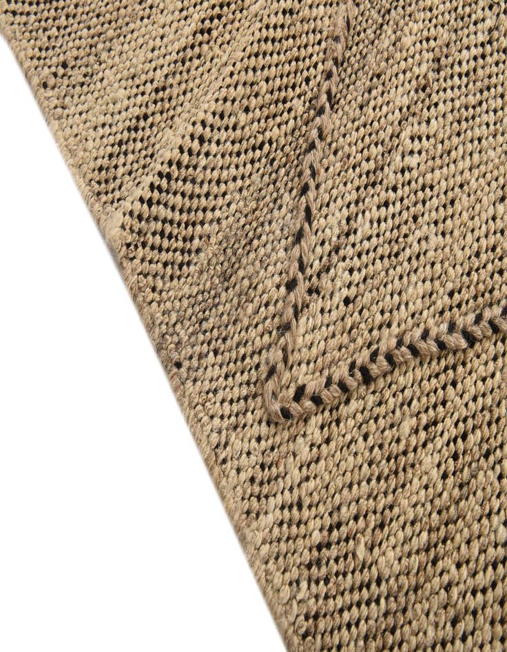 Detail image of  6' x 8'  Hand Knotted Moroccan Wool Rug