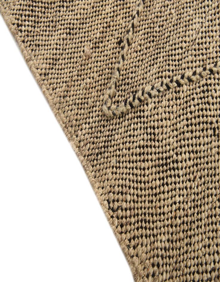 Detail image of  5' 8 x 7' 9  Hand Knotted Moroccan Wool Rug