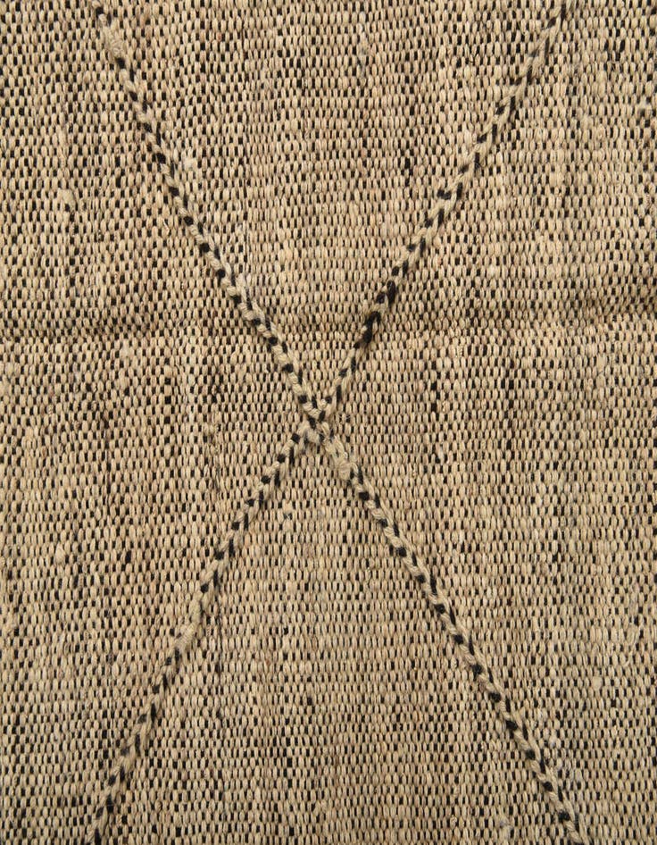 Detail image of  5' 8 x 7' 9  Hand Knotted Moroccan Wool Rug