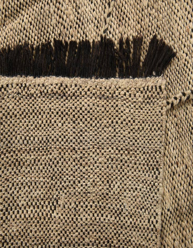 Detail image of  5' 8 x 7' 9  Hand Knotted Moroccan Wool Rug