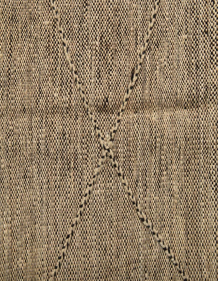 Detail image of  6' 1 x 7' 8  Hand Knotted Moroccan Wool Rug