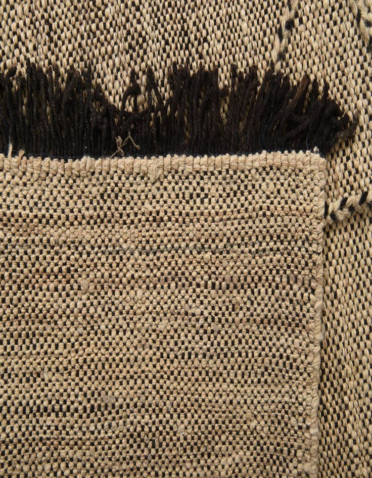 Detail image of  6' 1 x 7' 8  Hand Knotted Moroccan Wool Rug