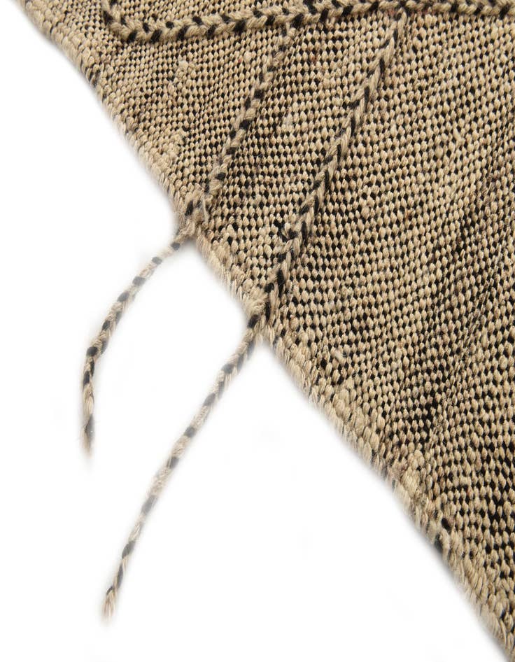 Detail image of  6' 10 x 9' 7  Hand Knotted Moroccan Wool Rug