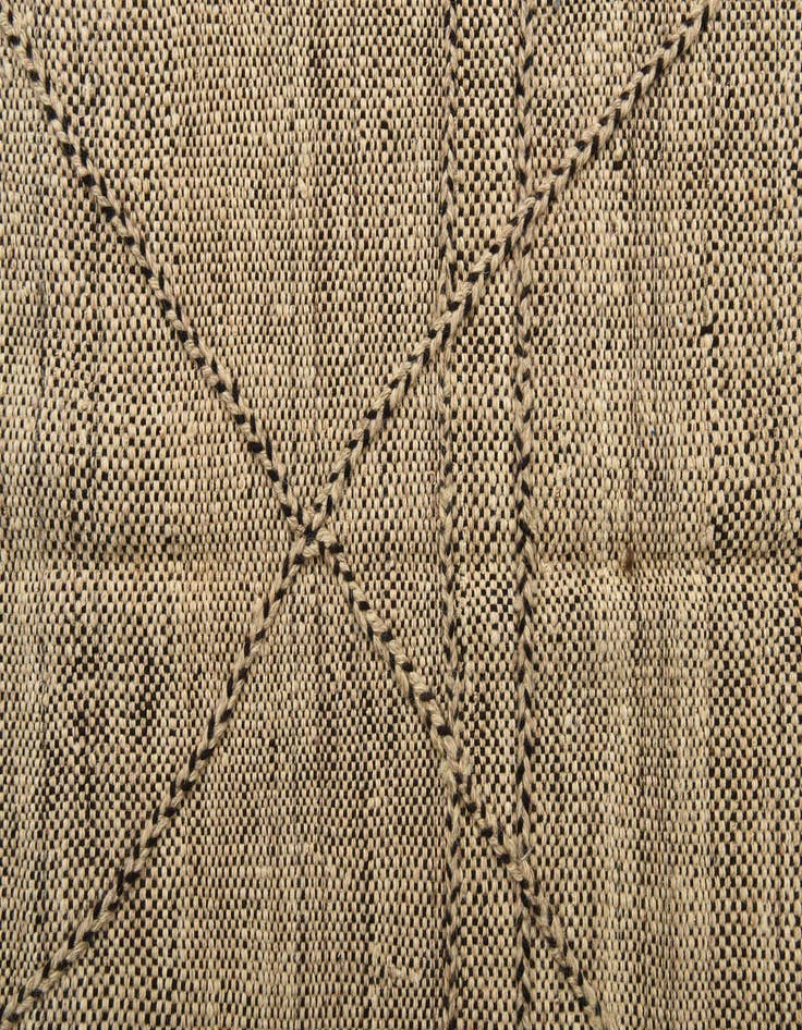 Detail image of  6' 10 x 9' 7  Hand Knotted Moroccan Wool Rug