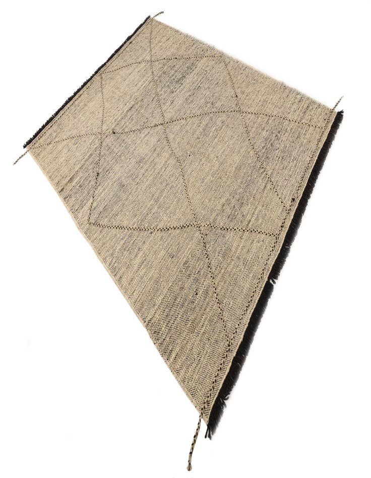 Detail image of  6' x 7' 10  Hand Knotted Moroccan Wool Rug