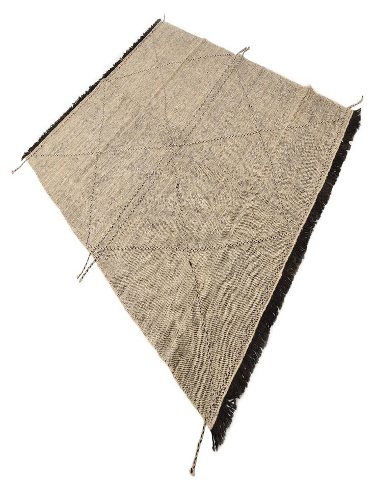 Detail image of  6' x 7' 5  Hand Knotted Moroccan Wool Rug