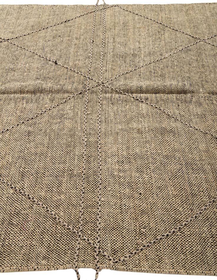 Detail image of  6' x 7' 5  Hand Knotted Moroccan Wool Rug