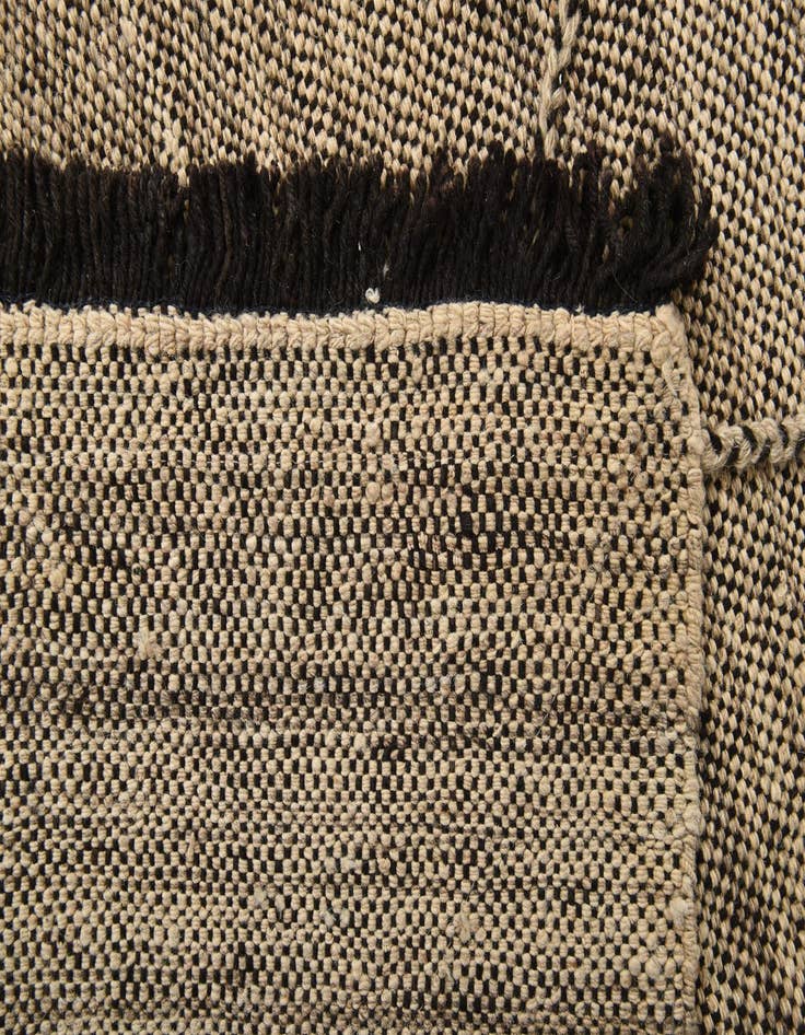 Detail image of  6' 1 x 7' 8  Hand Knotted Moroccan Wool Rug