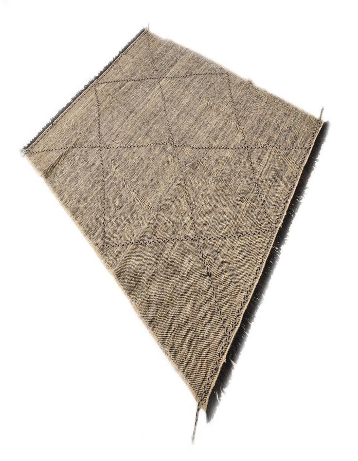 Detail image of  5' 10 x 7' 7  Hand Knotted Moroccan Wool Rug