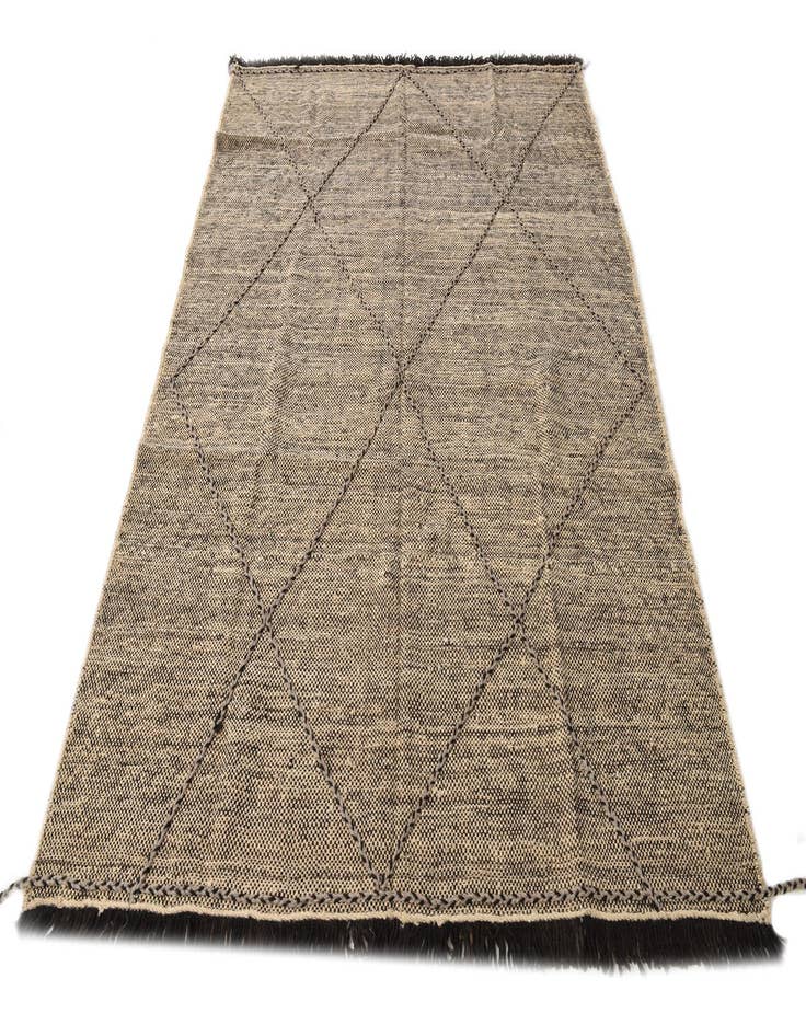 Detail image of  5' 10 x 7' 7  Hand Knotted Moroccan Wool Rug