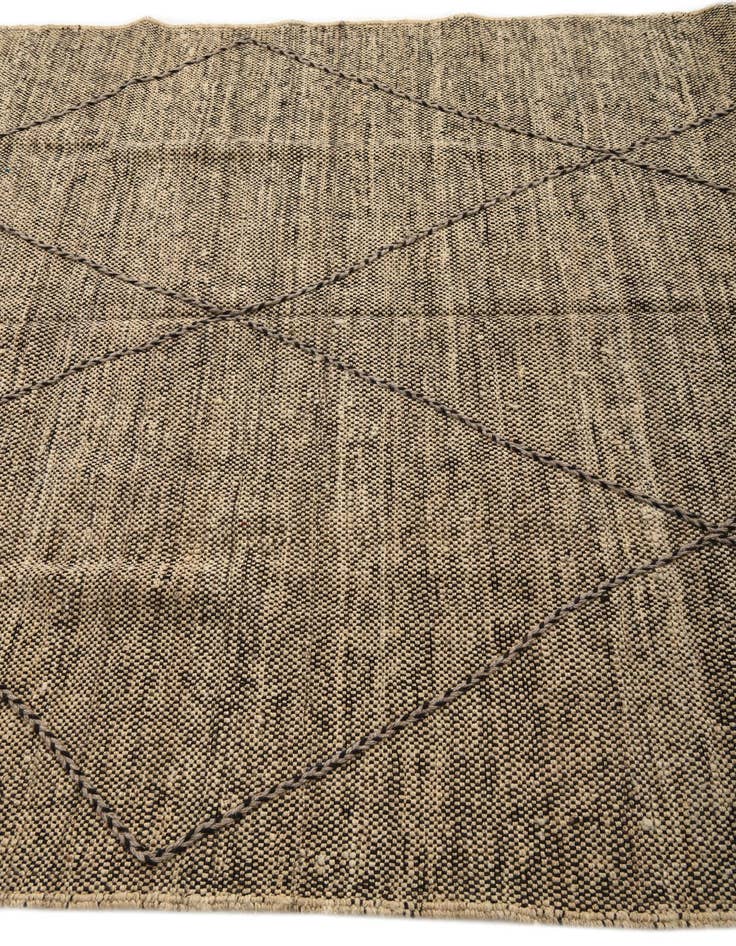 Detail image of  5' 10 x 7' 7  Hand Knotted Moroccan Wool Rug