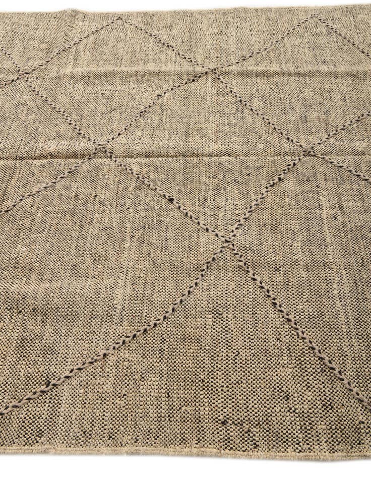 Detail image of  6' 2 x 7' 7  Hand Knotted Moroccan Wool Rug